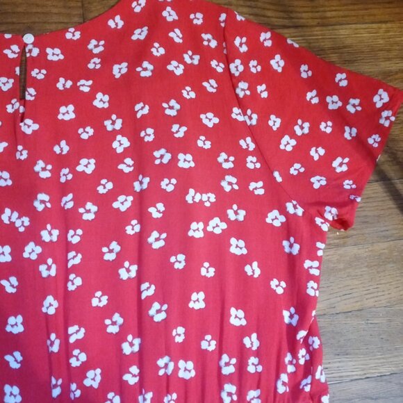 SERAPHINE leora nursing top in red floral (sz12) - Picture 8 of 12